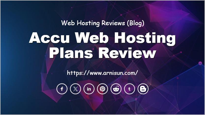 Accu Web Hosting Plans Review