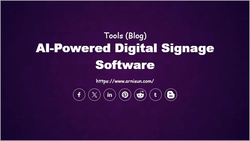 AI-Powered Digital Signage Software