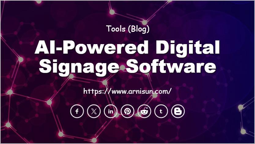AI-Powered Digital Signage Software