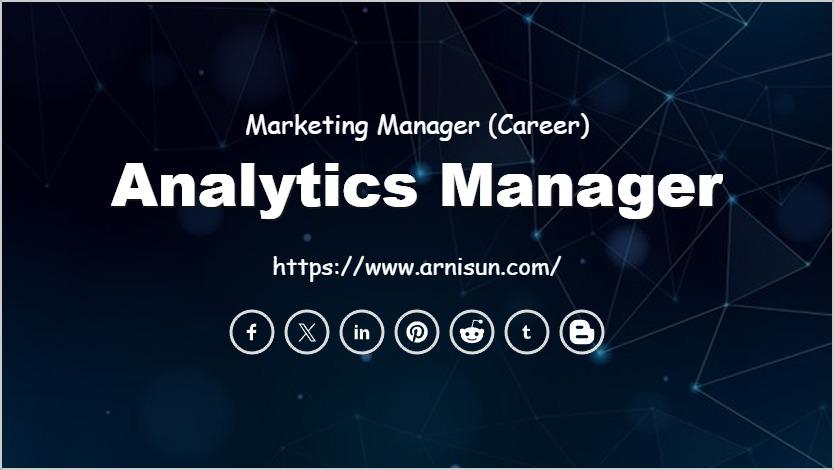Analytics Manager