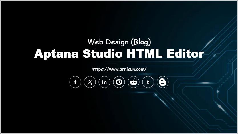 Aptana Studio HTML Editor