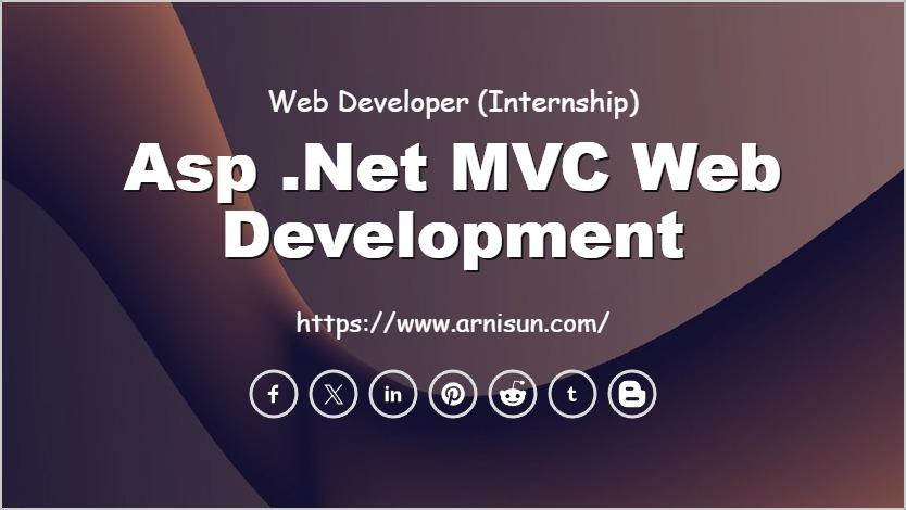 Asp .Net MVC Web Development