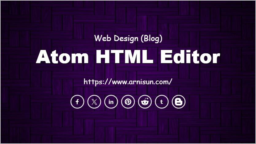 Atom HTML Editor