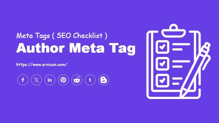 Author Meta Tag