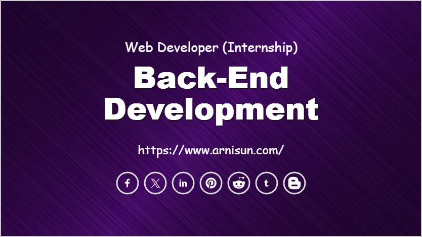 Back-end Development