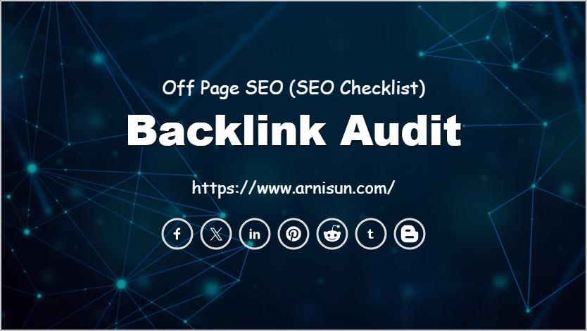 Backlink Audit