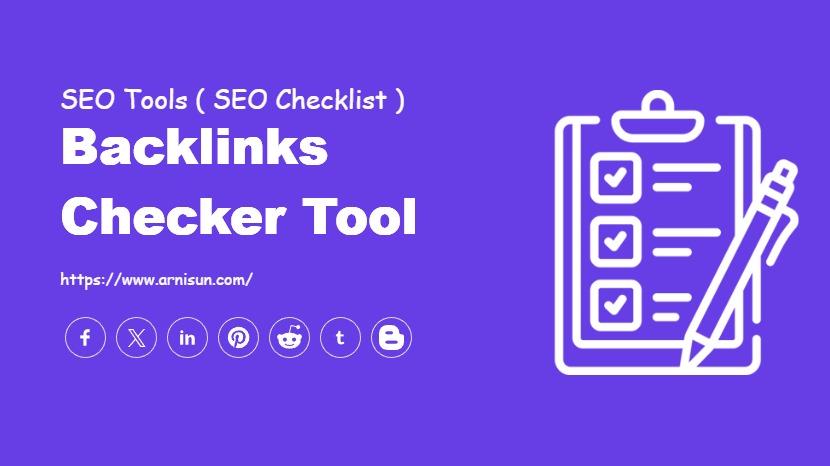 Backlinks Checker Tool