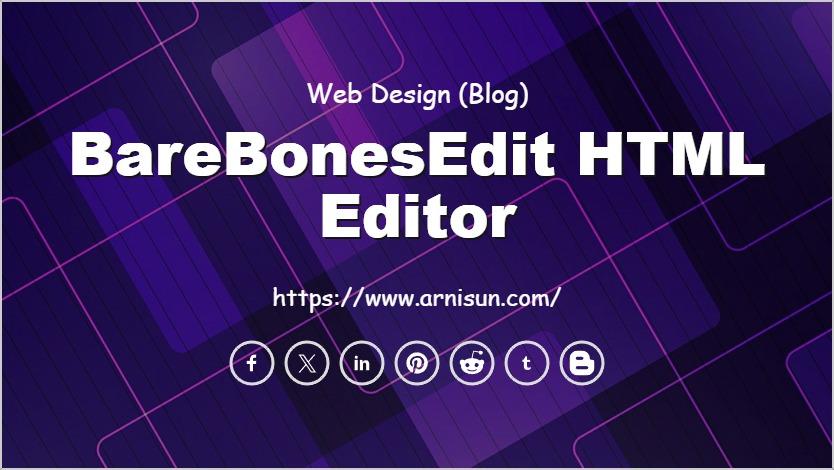 BareBonesEdit HTML Editor