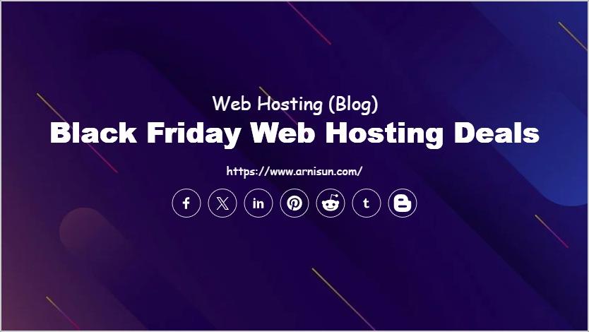Black Friday Web Hosting Deals