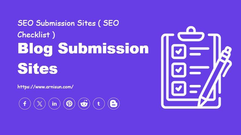 Blog Submission Sites