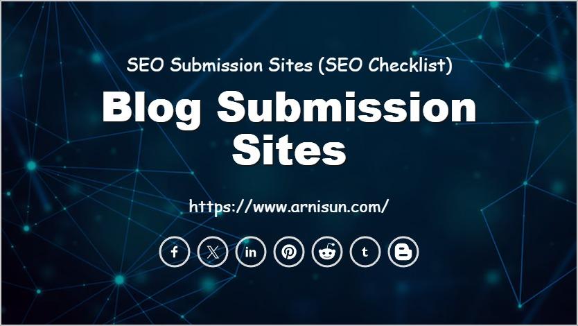 Blog Submission Sites