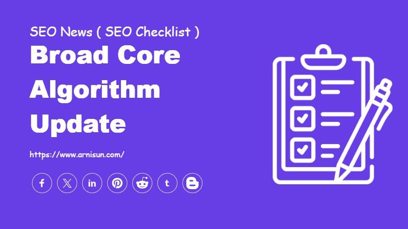 Broad Core Algorithm Update