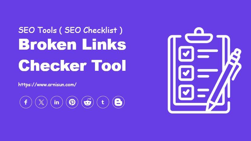 Broken Links Checker Tool