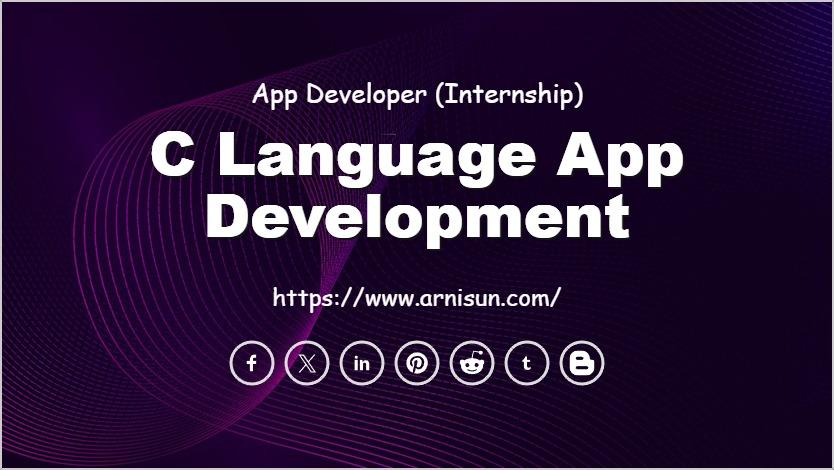 C Language App Development
