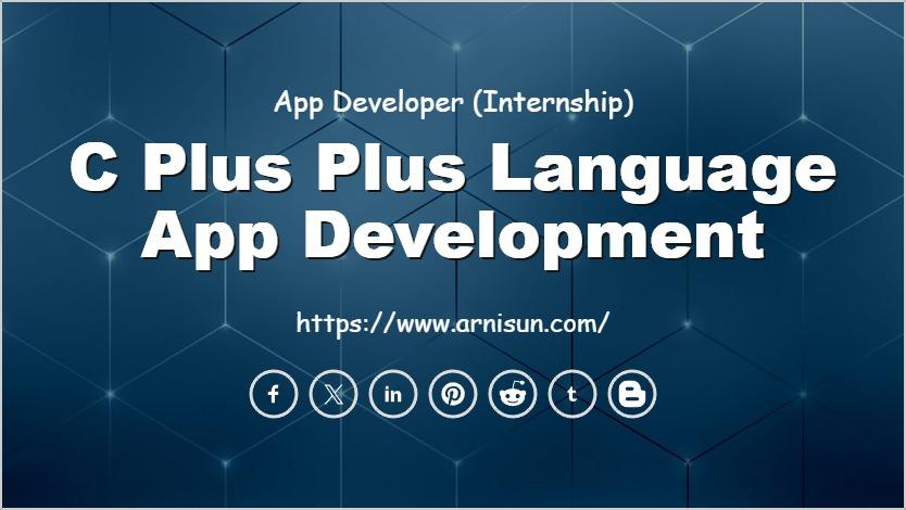 C Plus Plus Language App Development