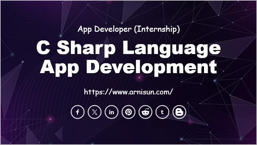 C Sharp Language App Development