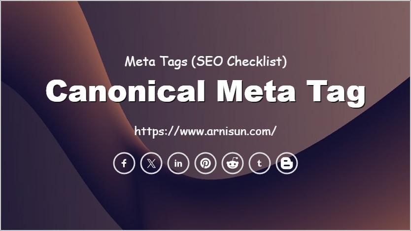 Canonical Meta Tag