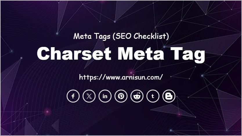 Charset Meta Tag