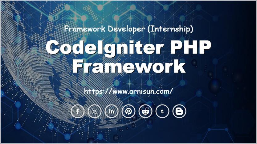 CodeIgniter PHP Framework