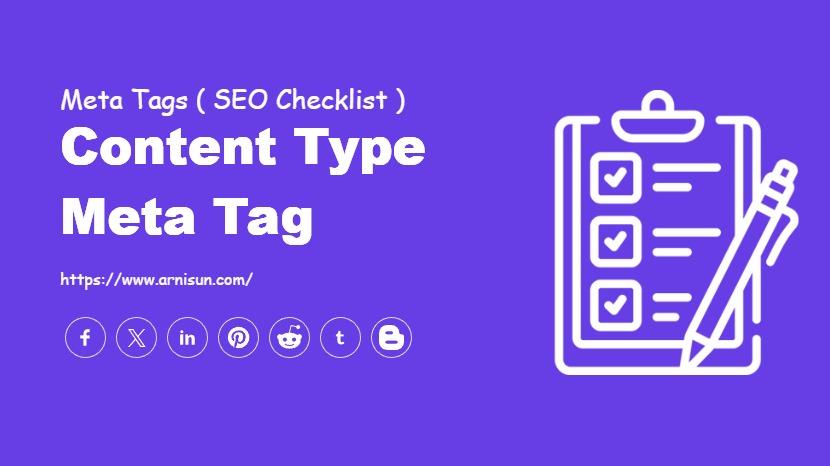 Content Type Meta Tag