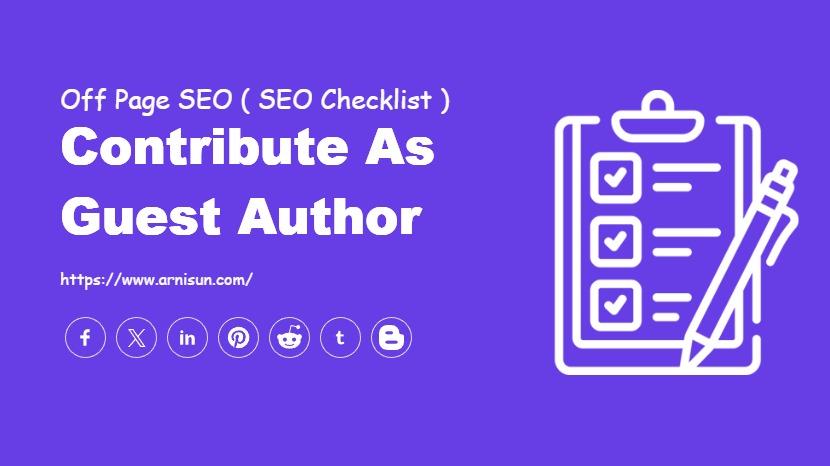 Contribute as Guest Author