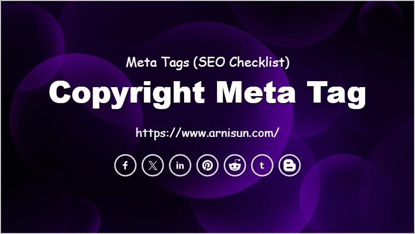 Copyright Meta Tag
