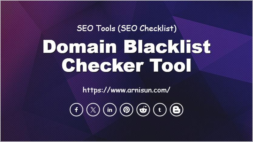 Domain Blacklist Checker Tool