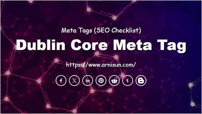 Dublin Core Meta Tag