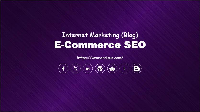 E-commerce SEO