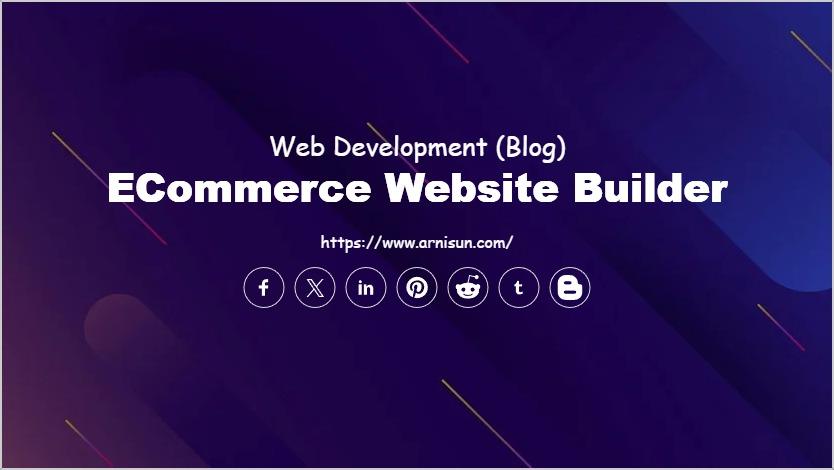 eCommerce Website Builder