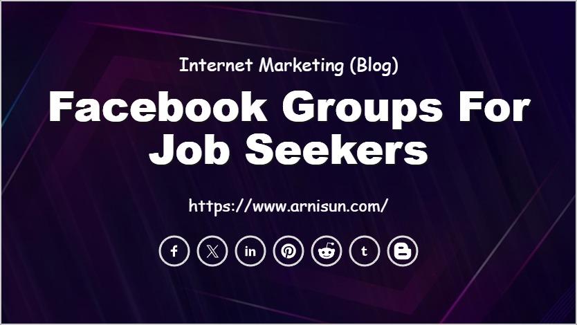 Facebook Groups for Job Seekers