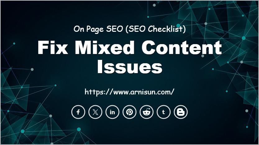 Fix Mixed Content Issues