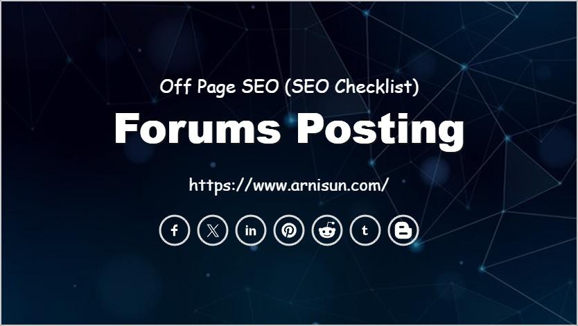 Forums Posting