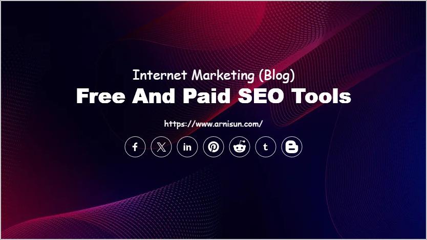 Free and Paid SEO Tools