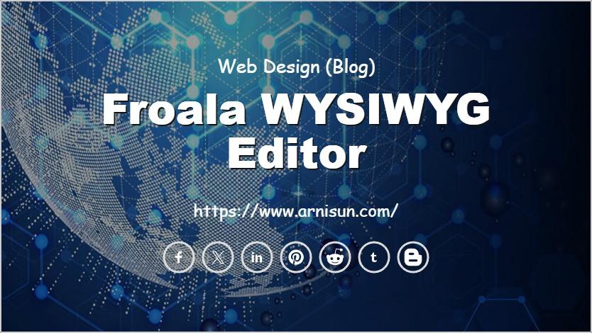 Froala WYSIWYG Editor