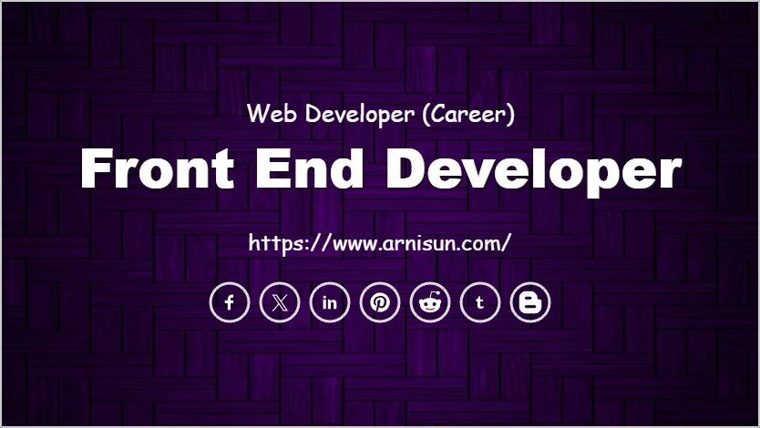 Front End Developer