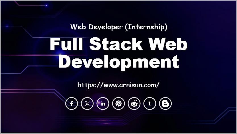 Full Stack Web Development