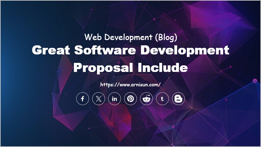 Great Software Development Proposal Include