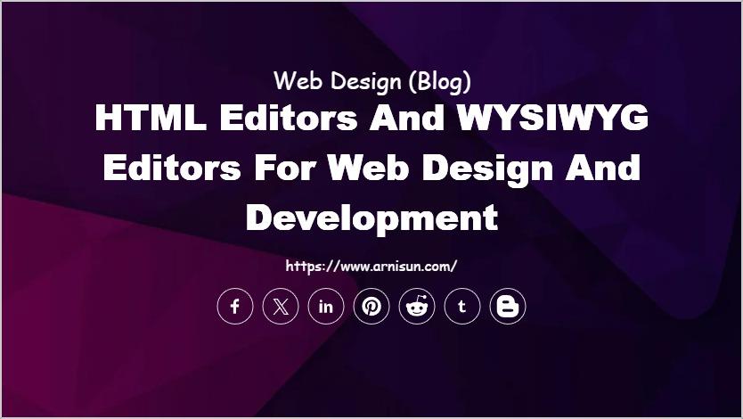 24 Free HTML Code Editor