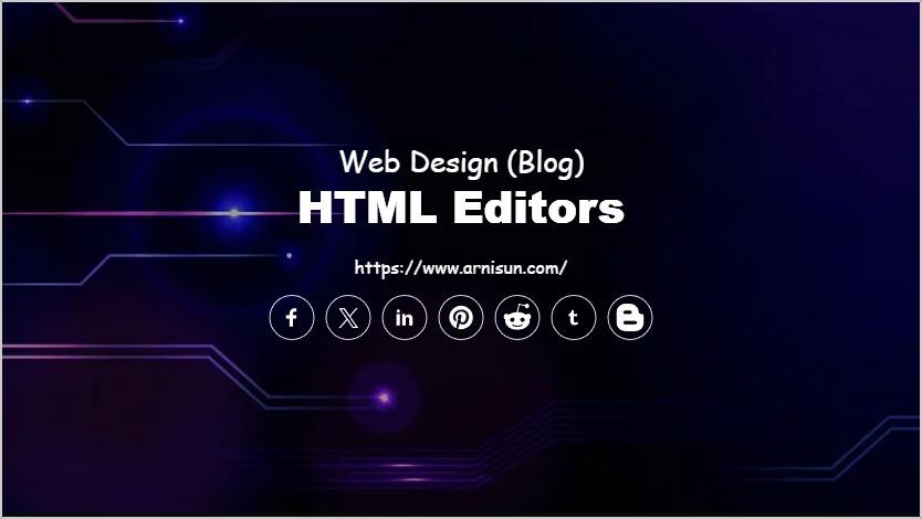 HTML Editors