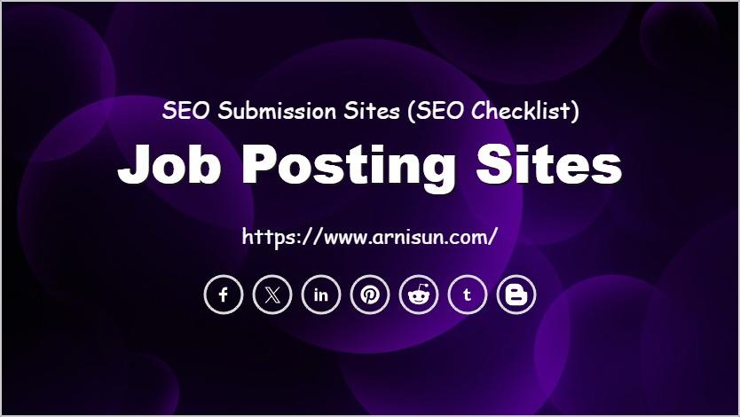 Job Posting Sites