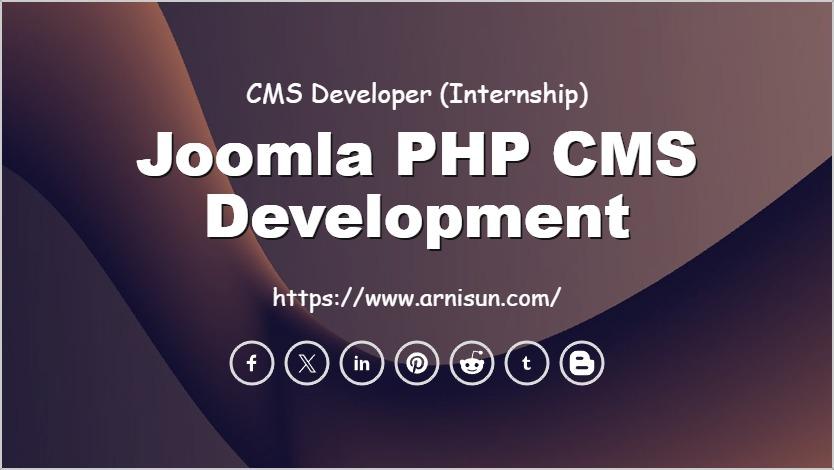 Joomla PHP CMS Development