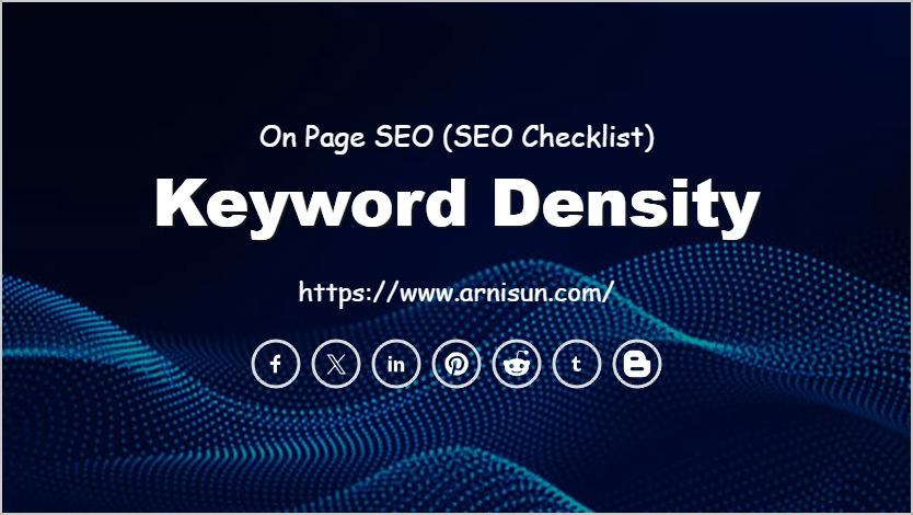Keyword Density