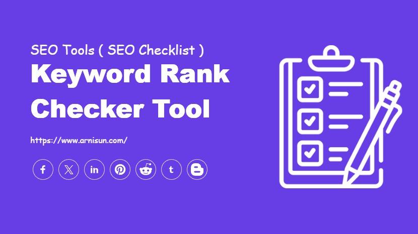 Keyword Rank Checker Tool