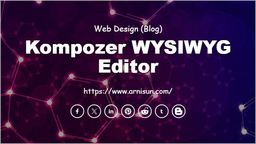 Kompozer WYSIWYG Editor
