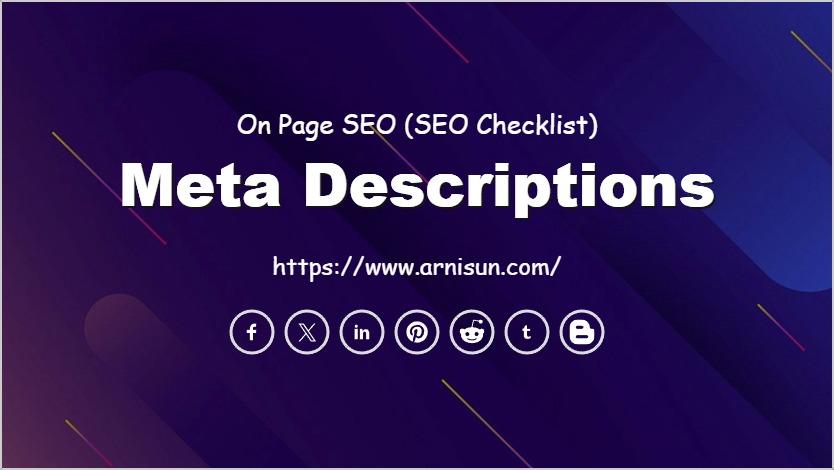 Meta Descriptions