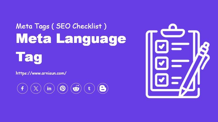 Meta Language Tag