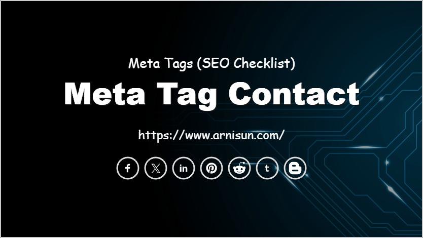 Meta Tag Contact