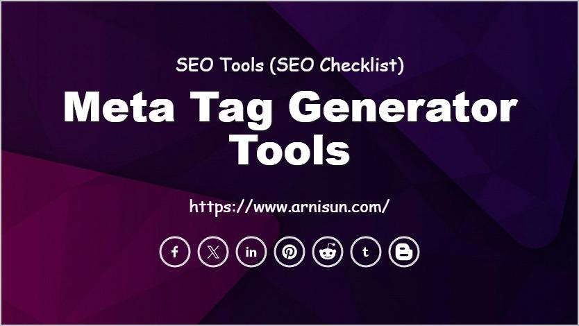 Meta Tag Generator Tools