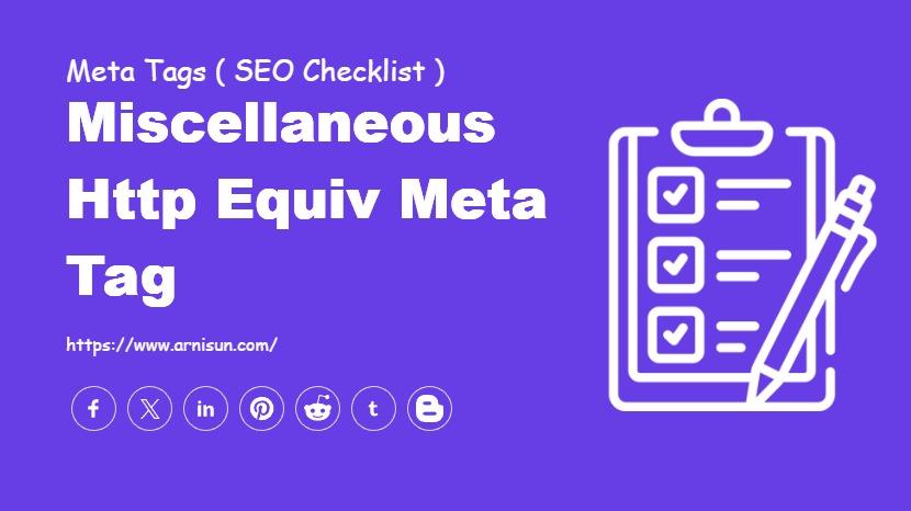 Miscellaneous Http Equiv Meta Tag